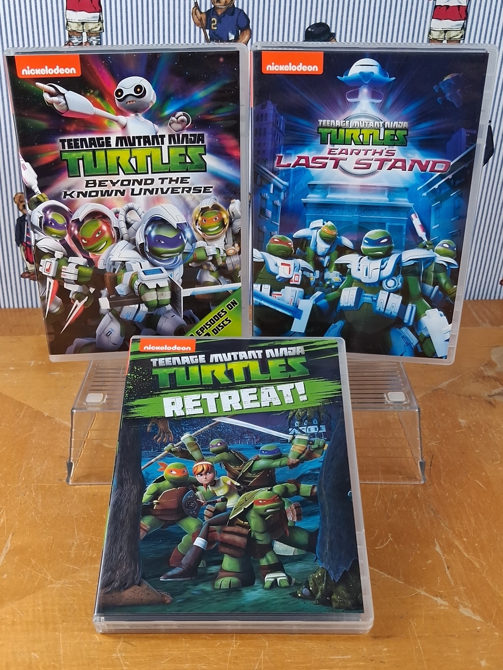 Nickelodeon Teenage Mutant Nija Turtles Lot Of 3 Dvds With 26 Episodes & Feature